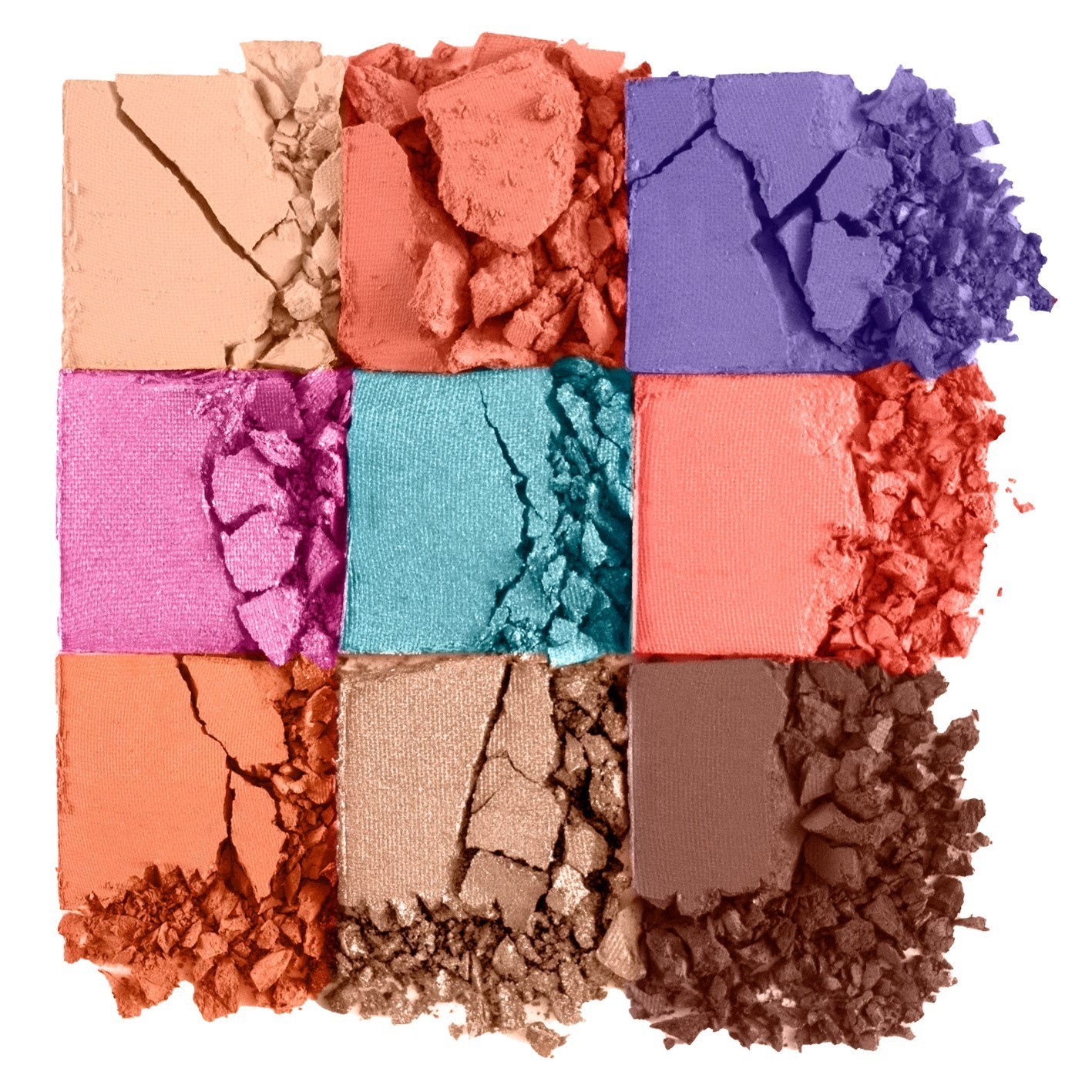 Očné tiene Flormar PLT NP-008 Dúha - 9 g