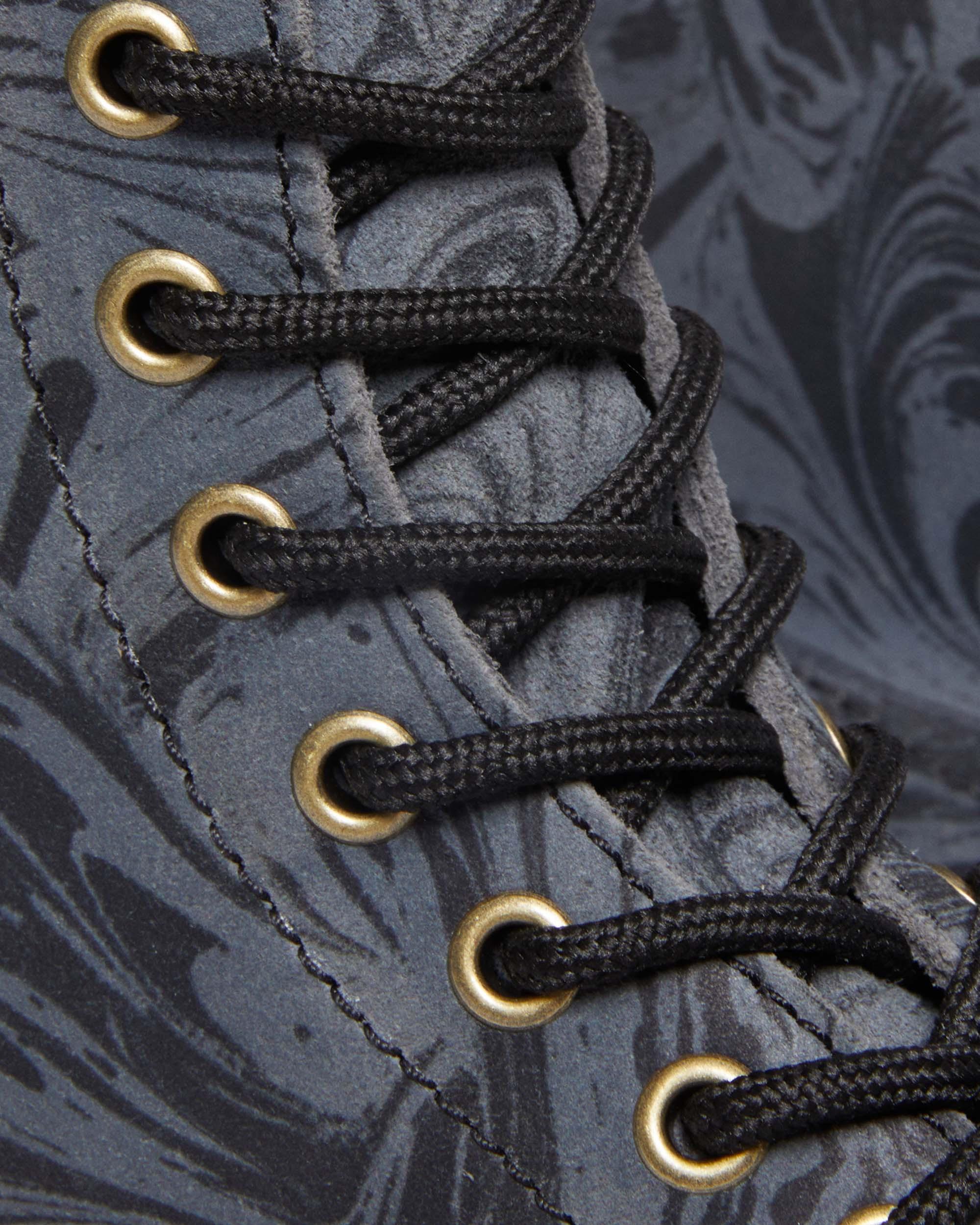 1460 Pascal Marbled Suede Lace Up Boots