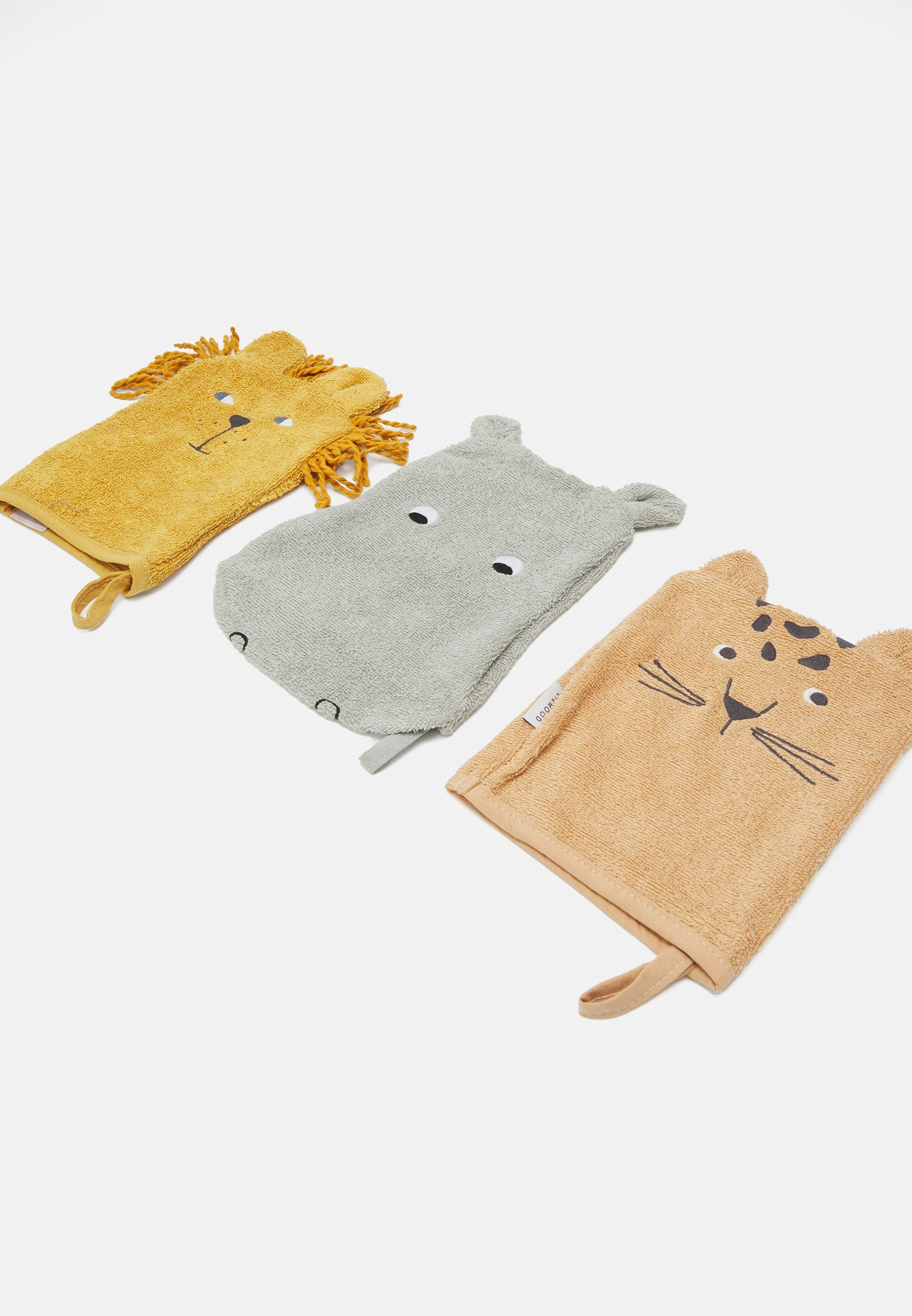 Liewood SYLVESTER Waschlappen Unisex 3er-Pack - Weitere Accessoires - Safari-Mix