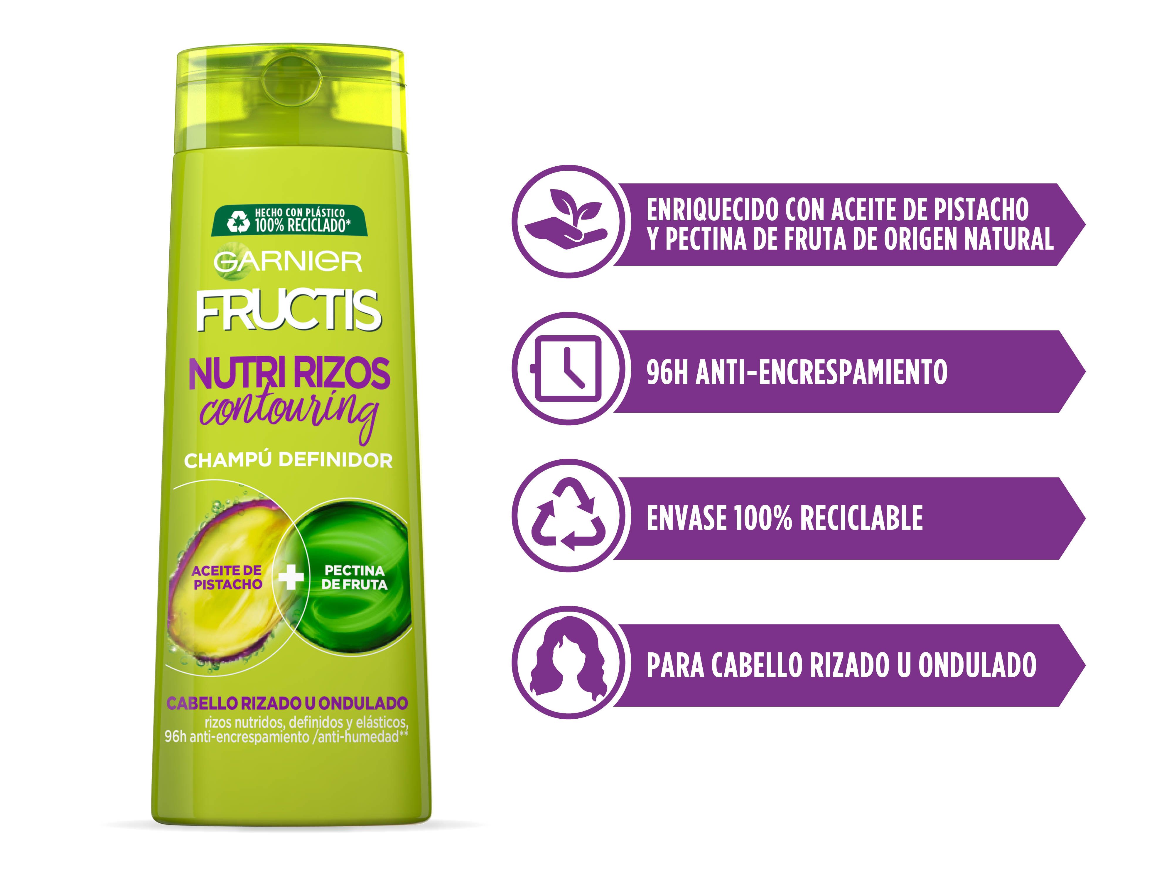 Fructis Nutri Rizos kontúrovací šampón pre kučeravé alebo vlnité vlasy Šampóny