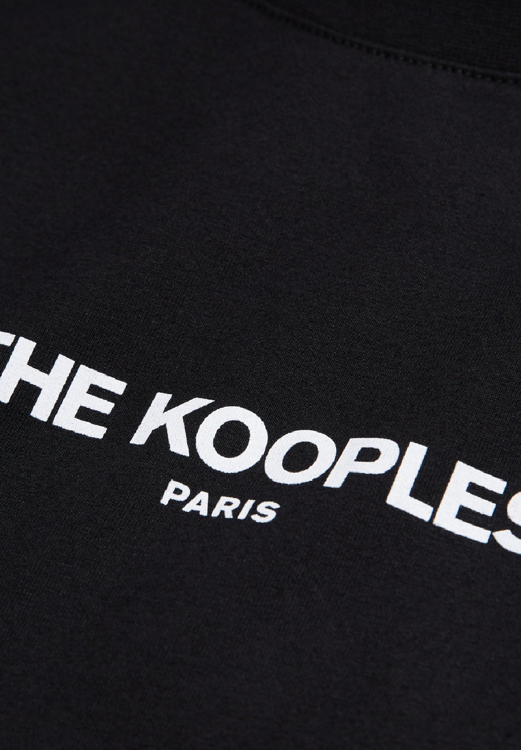 The Kooples T-shirt met korte mouwen en print - zwart