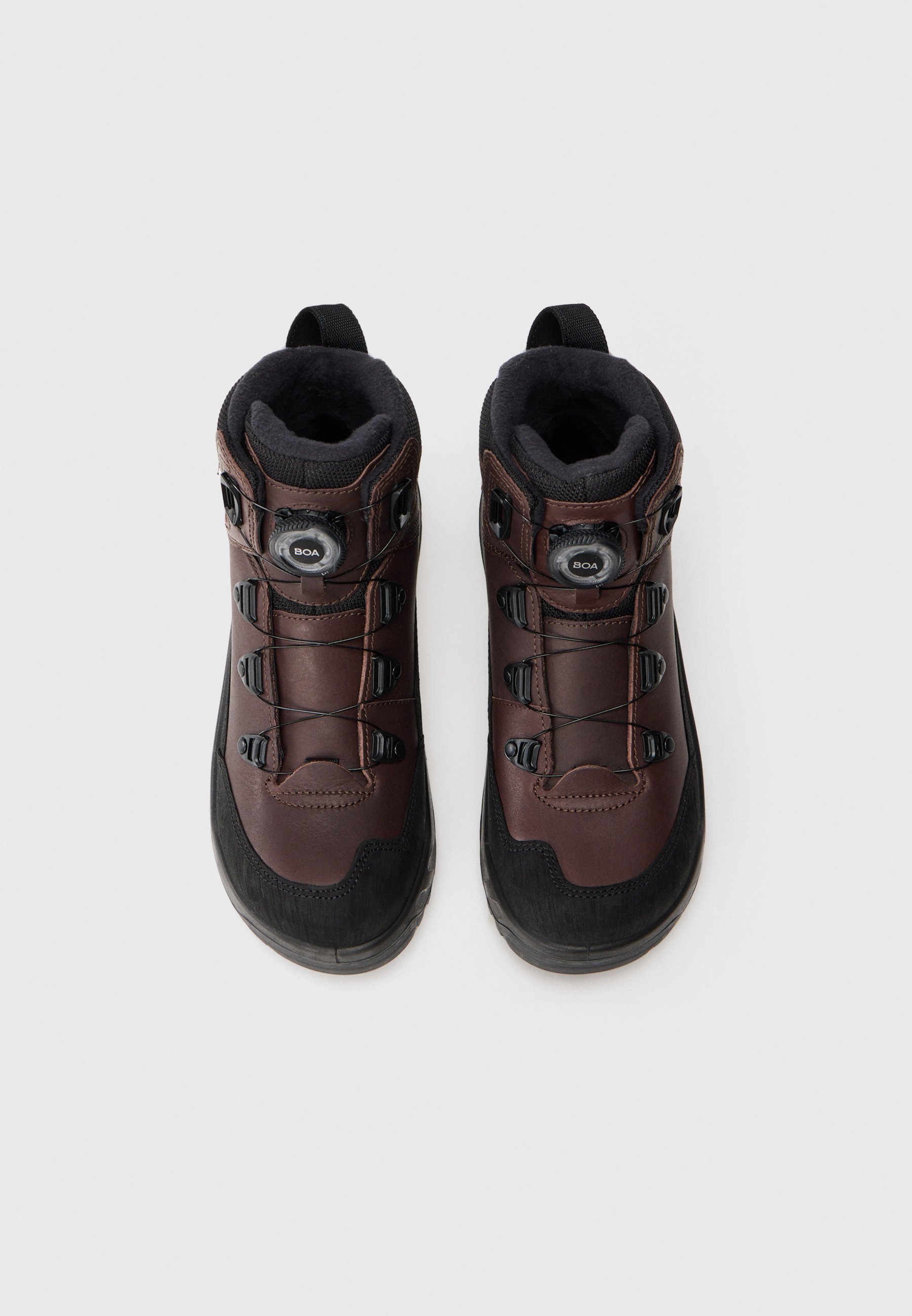 ECCO OFFROAD MID WARM WP BOA - Winterlaarzen - zwart/mokka
