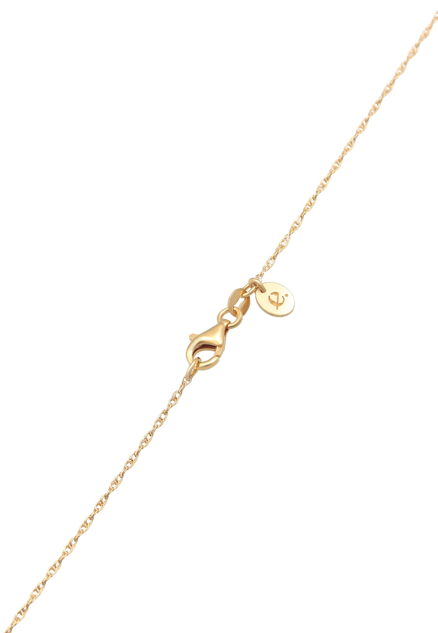 Elli PREMIUM Elli PREMIUM Collier Femmes Goutte pendentif élégant avec cristal de verre en argent sterling 925 plaqué or