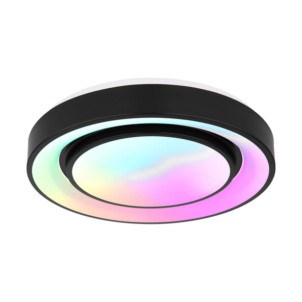 Φωτιστικό οροφής LED 41368-24DS, με εφέ ουράνιου τόξου RGB, Ø 49 cm
