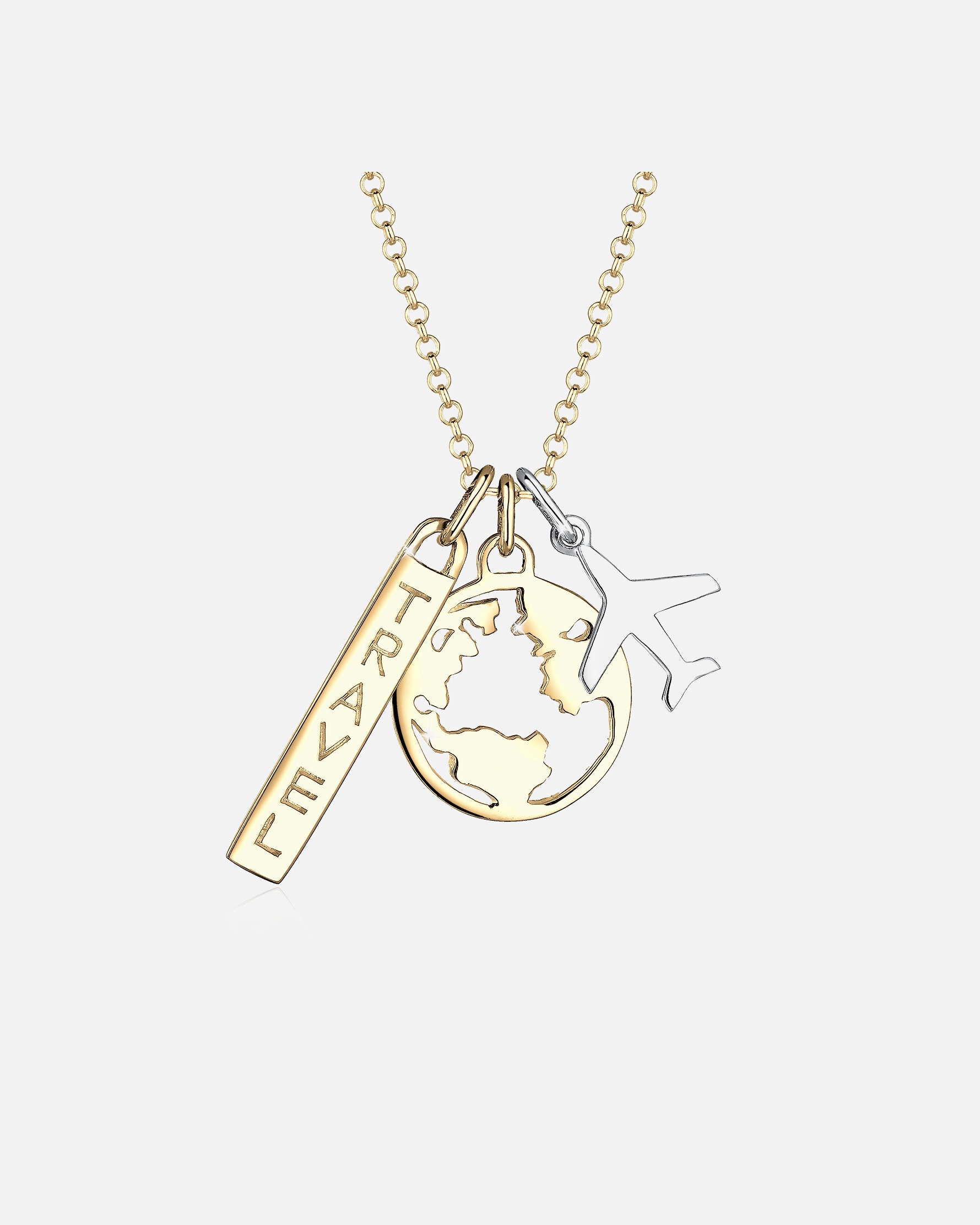 Elli Femme Pendentif Le Globe Terrestre en Argent Sterling 925
