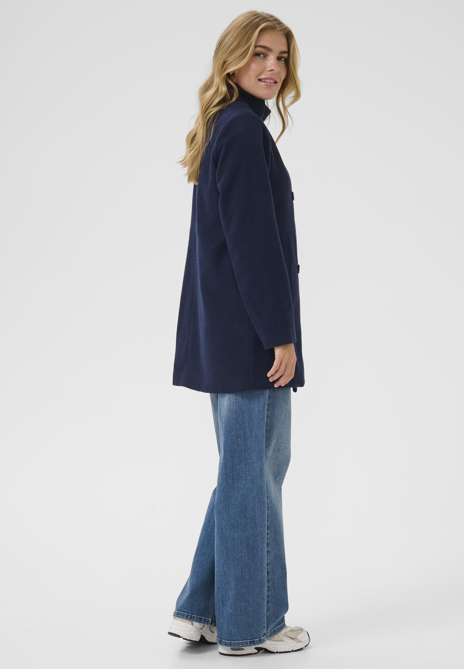 Kaffe FANNY - Cappotto classico - blu notte cc
