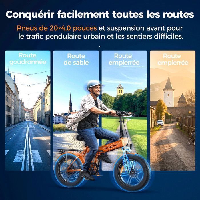 ENGWE EP-2 BOOST - Vélo électrique Pliable 20