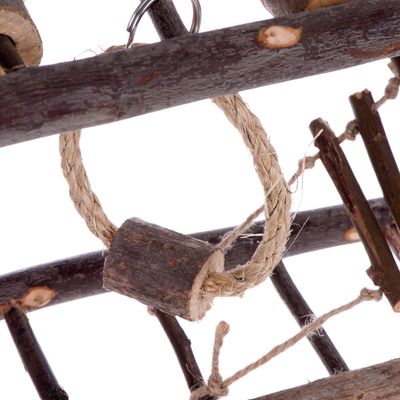 Pod suspendat din lemn pentru animale de companie mici