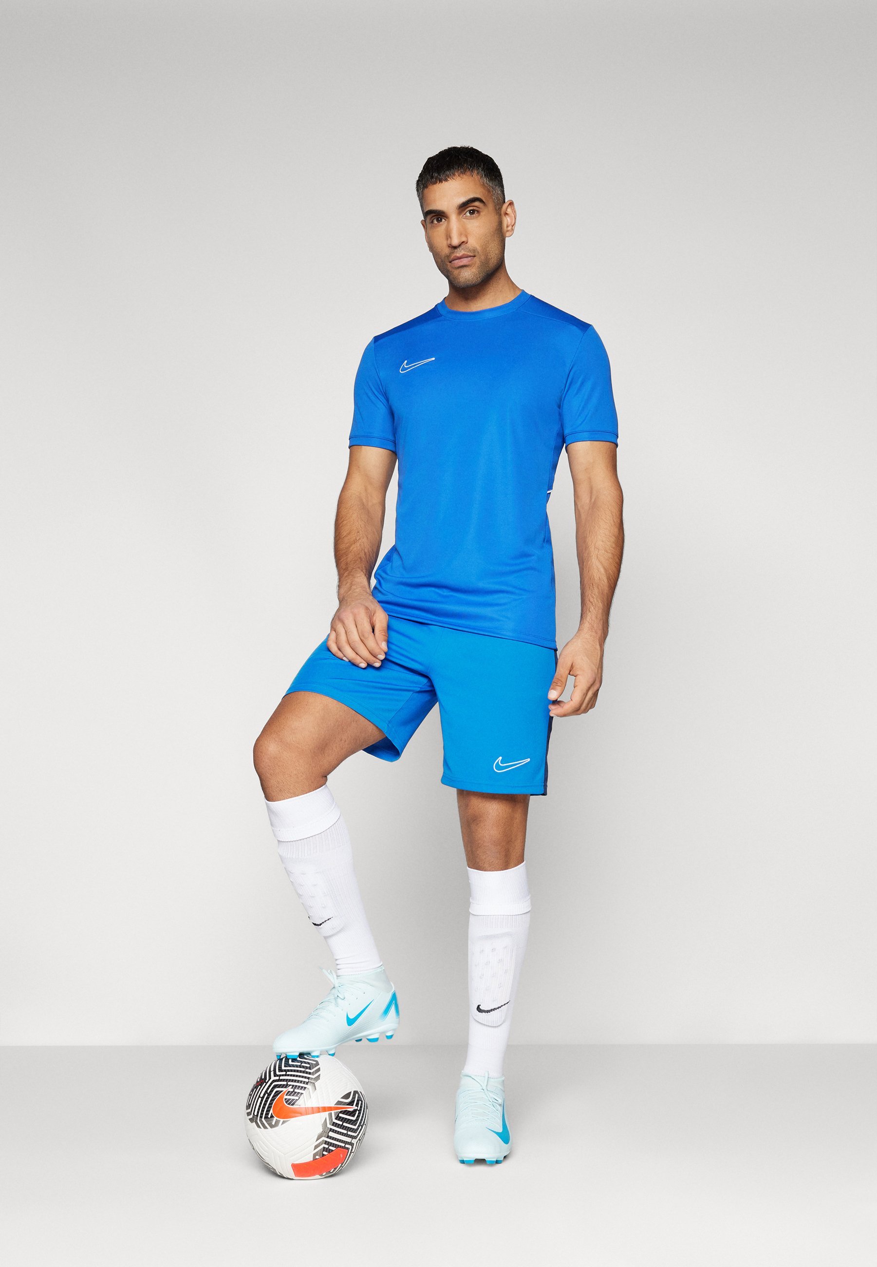 Nike Performance ACADEMY TOP - T-shirt sportiva - blu royal/bianco