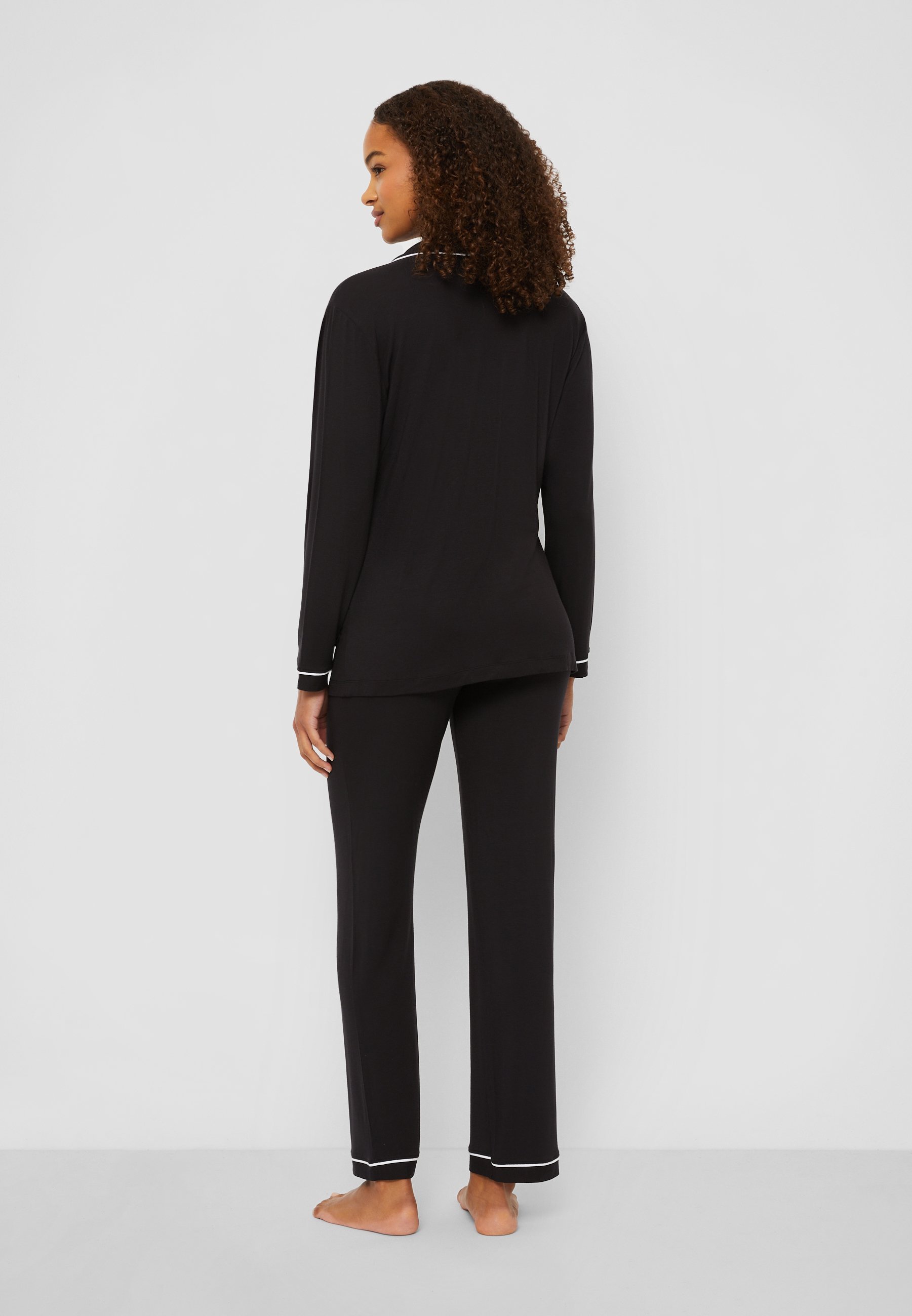LASCANA MATERNITY - Pyjamaset - zwart/wit