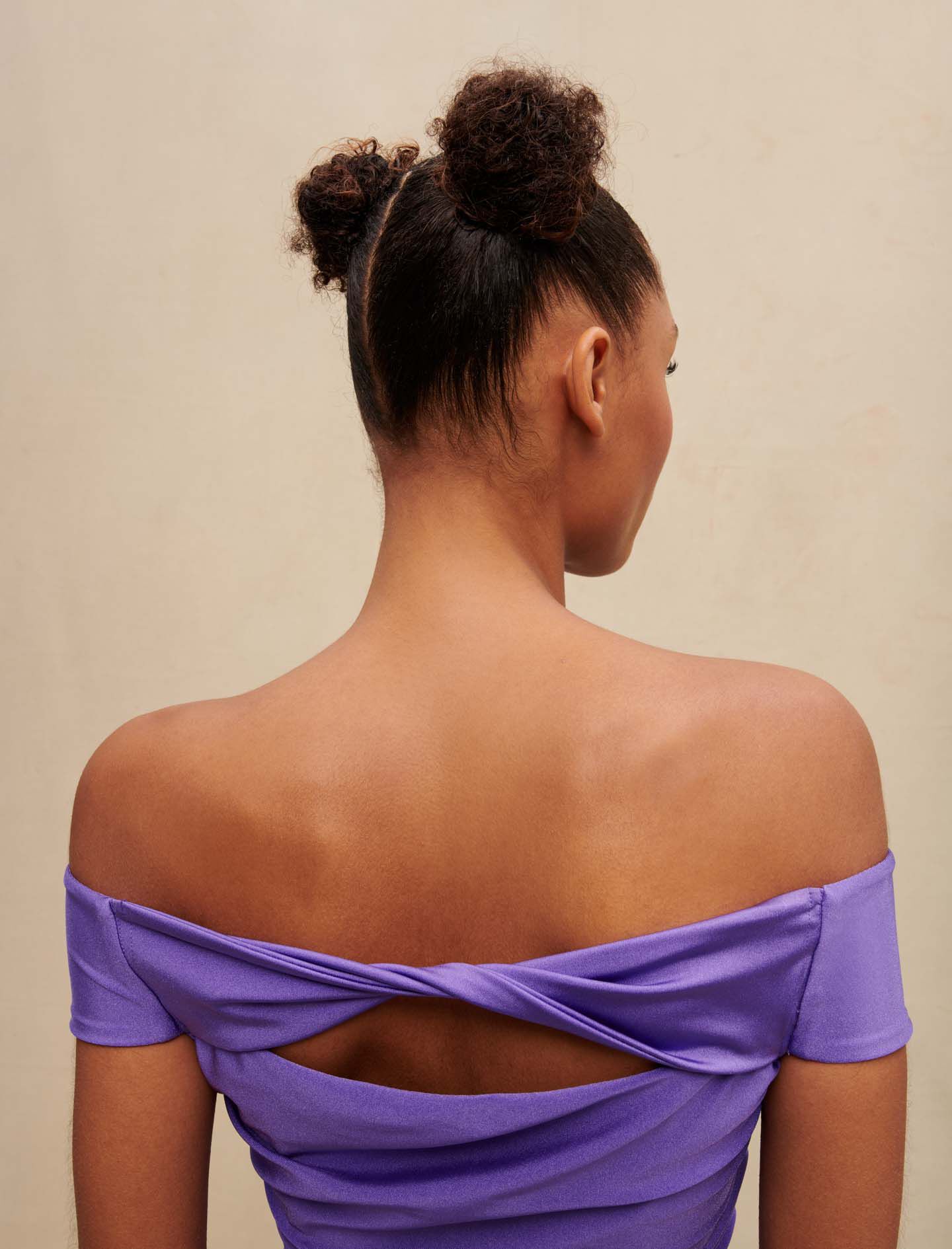 Korte jurk - Violet