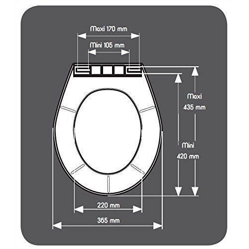 PRIMER ASIENTO DE INODORO BLANCO - POLIPROPILENO