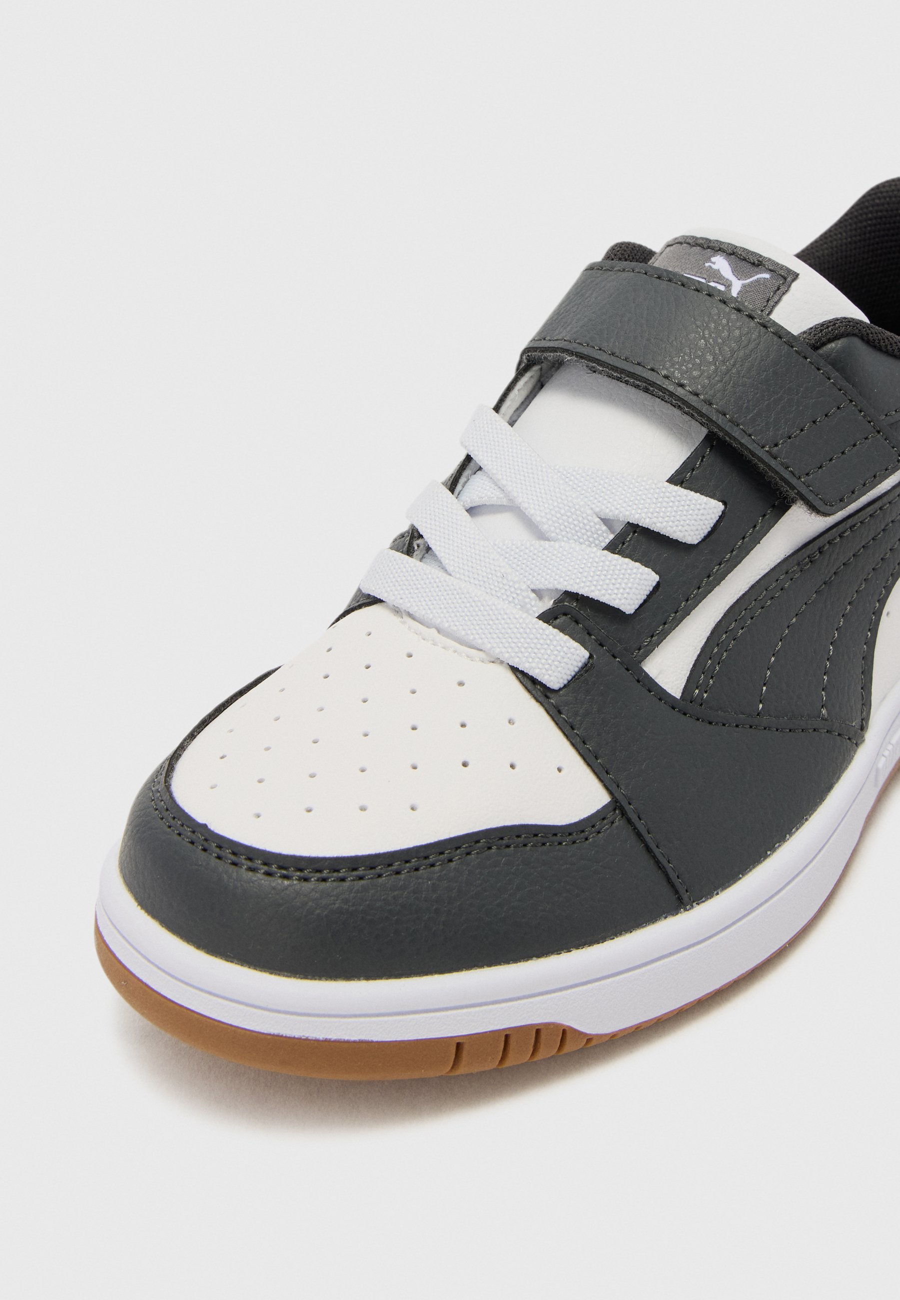 Puma REBOUND V6 UNISEX - Scarpe da ginnastica - bianco/grigio scuro