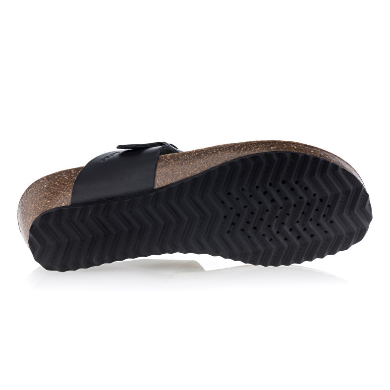 Sandali neri da donna / Scarpe aperte in punta