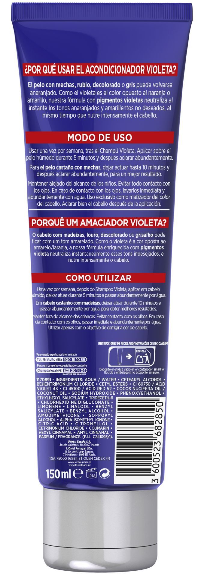 ELVIVE Color Vive Violet regenerator za kosu Tonici