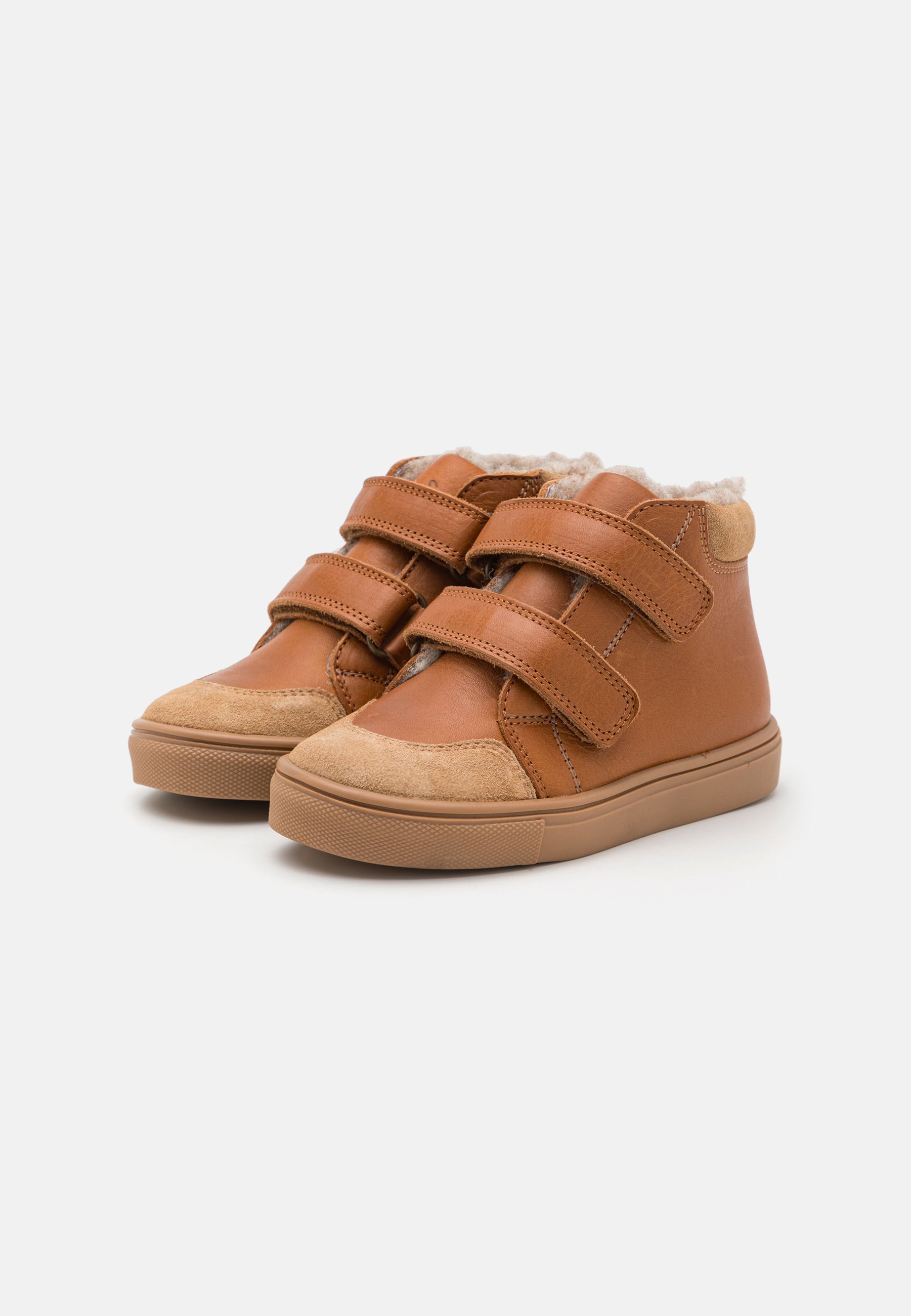 Petit Nord Copenhagen TOASTY UNISEX - Schoenen met klittenbandsluiting - cognac