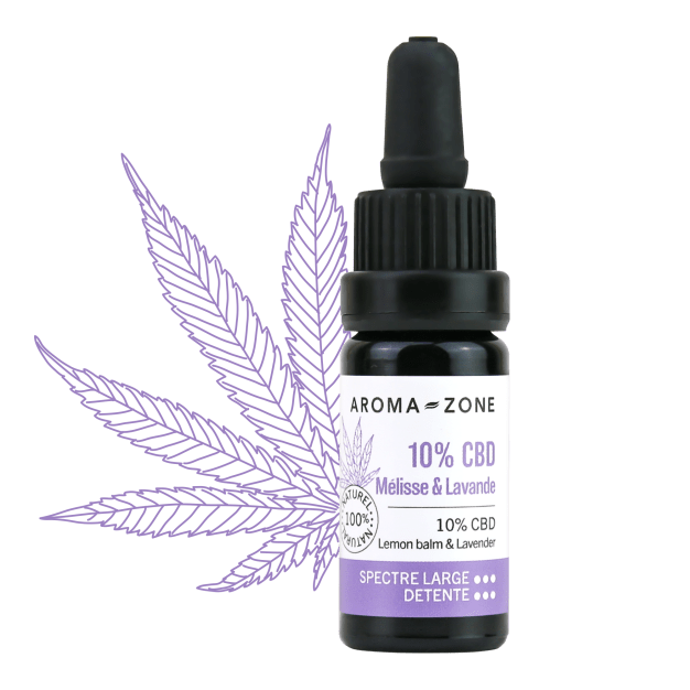 Huile CBD 10% Mélisse & Lavande - 10 ML
