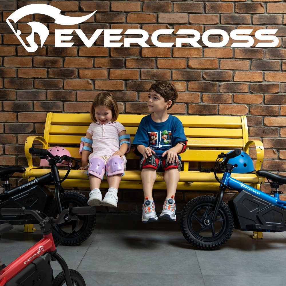 Evercross Mini Scooter EV06M Mini elektrická koloběžka pro děti, 12palcové odrážedlo 100 W, 15,00 km/h, elektrická odrážedla 3-6 let, maximální rychlost 15 km/h, baterie 24 V 4 Ah