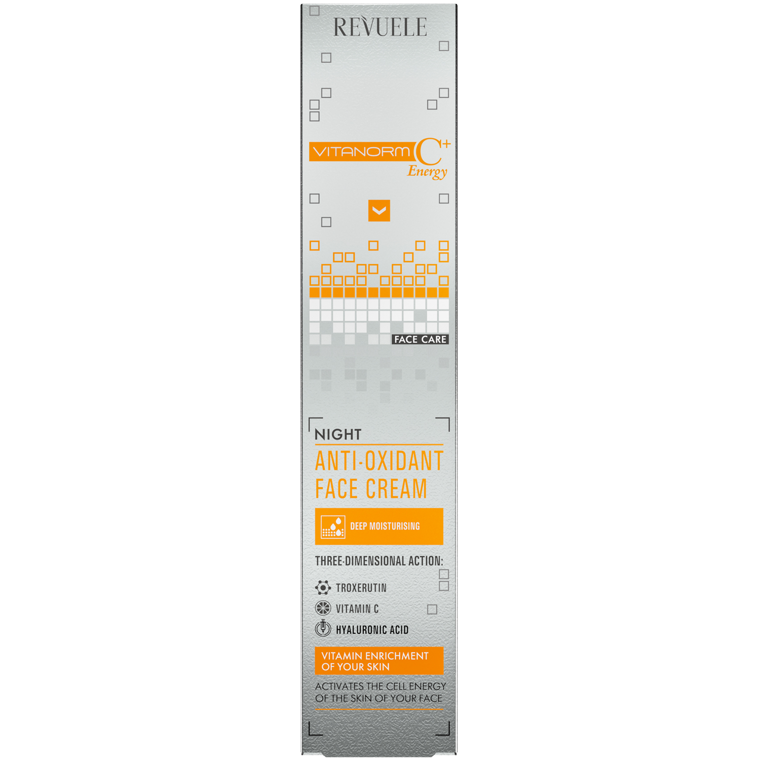 Κρέμα προσώπου νύχτας Revuele 50ml Vitanorm C Energy