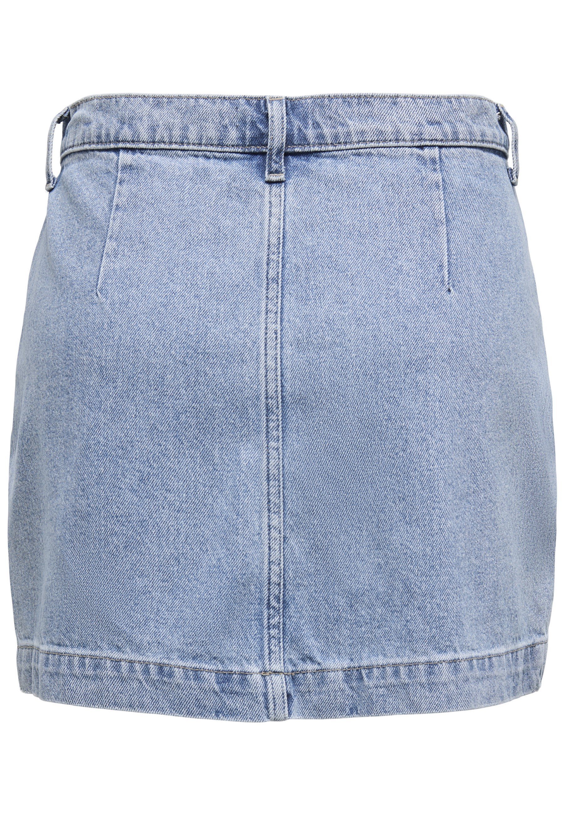 ONLY ONLAMAZING SKIRT - Farkkuhame - light blue denim