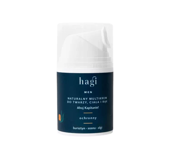 Hagi Men Ahoj Kapitanie! naturalny multikrem dla mężczyzn do ciała, twarzy i rąk 50 ml