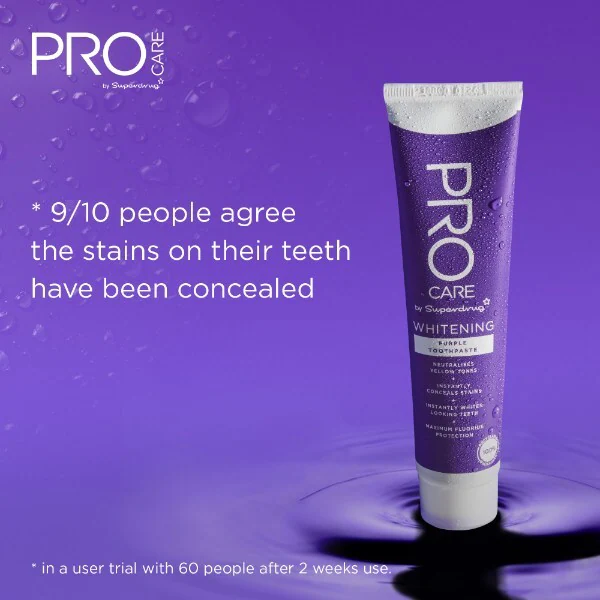 Superdrug ProCare Lila Zahnpasta 75 ml