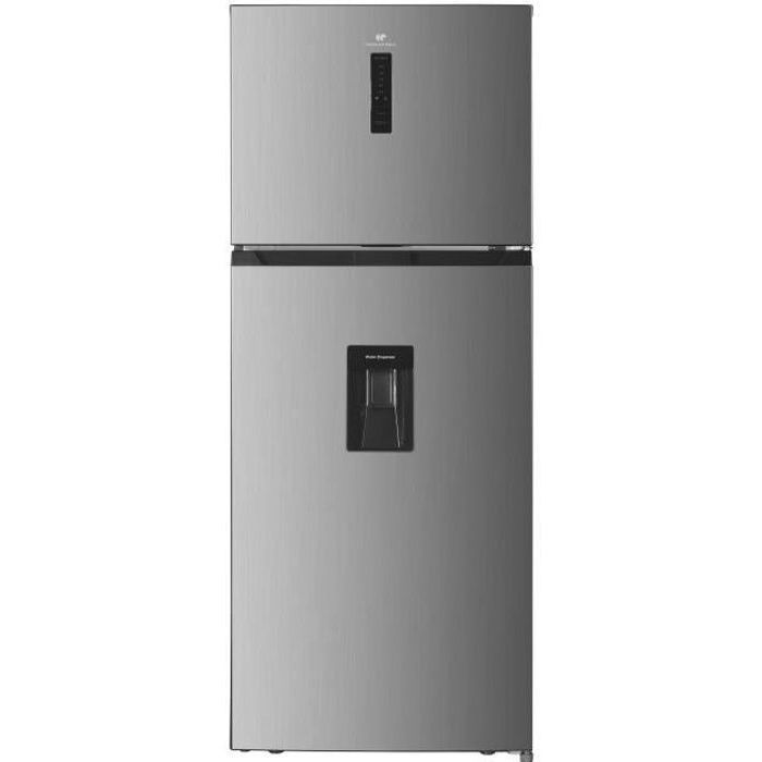 Frigorifero Continental Edison con congelatore superiore - 413 litri - Total No Frost - acciaio inox - L70 cm x H178 cm