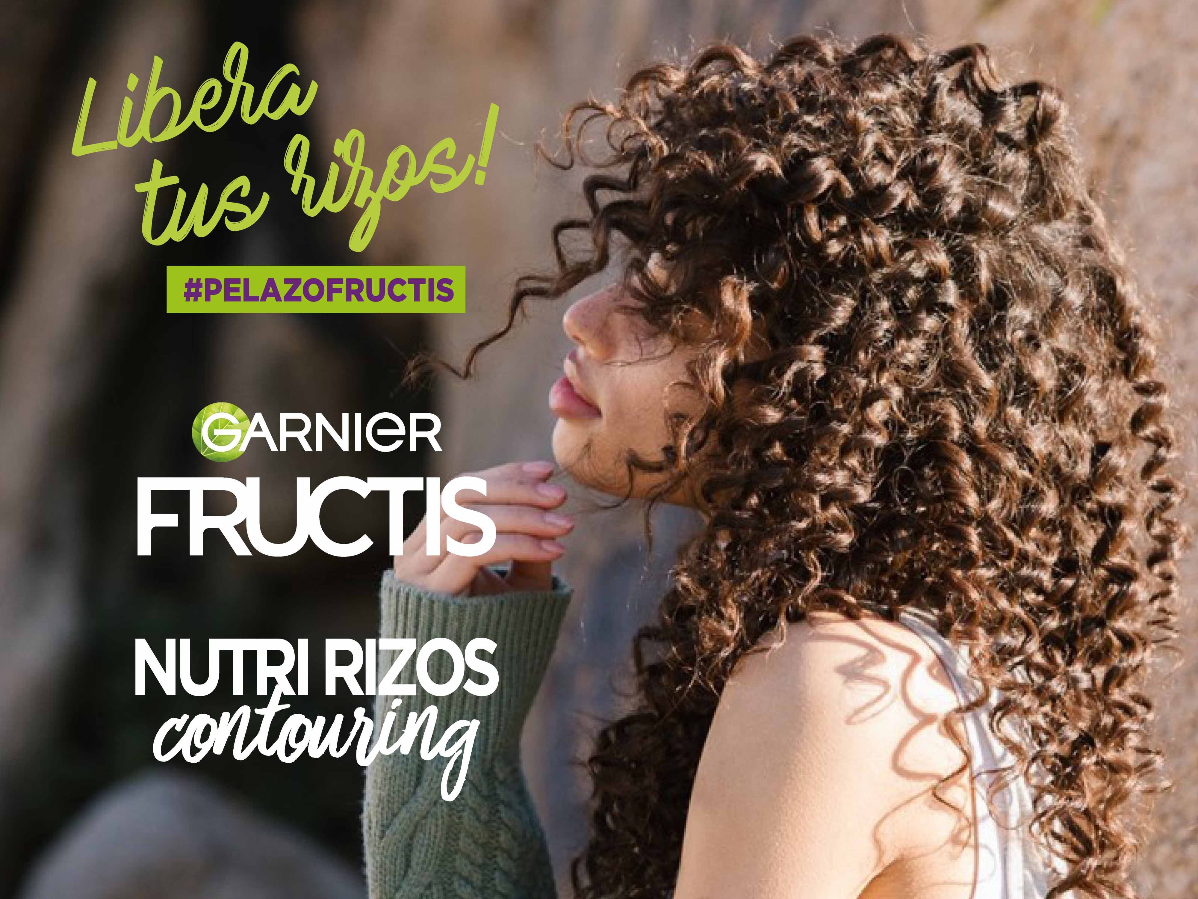 Fructis Nutri Rizos konturēšanas šampūns cirtainiem vai viļņainiem matiem Šampūni