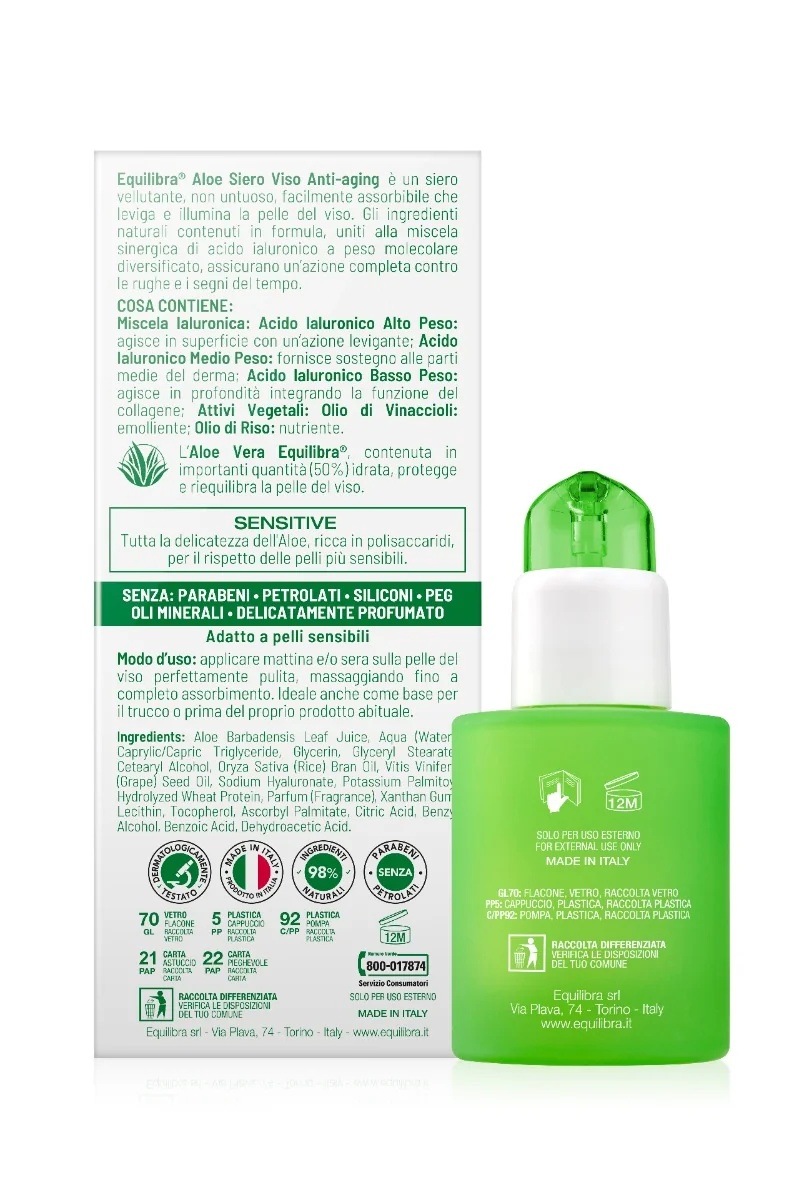 Equilibra Equilibra anti-aging huidserum 30 ml Subtiel geparfumeerd