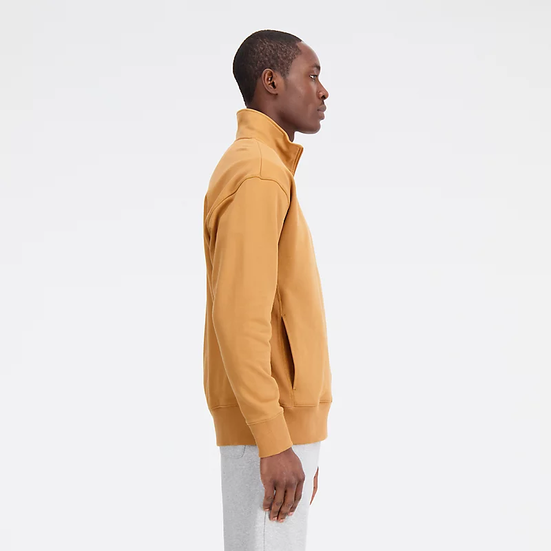 Homme Athletics Remastered French Terry 1/4 Zip - TOBACCO