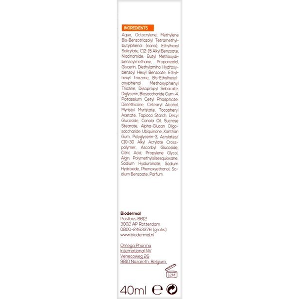 Biodermal Anti Age SPF50+ krema za sunčanje za lice 40ml