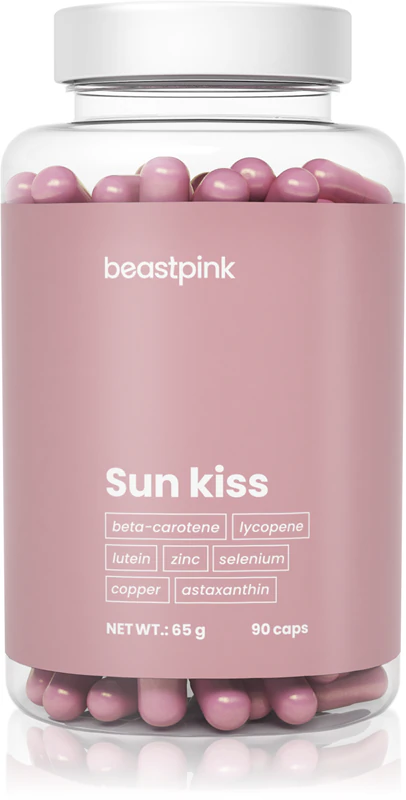 Капсули харчової добавки BeastPink Sun Kiss з мінералами