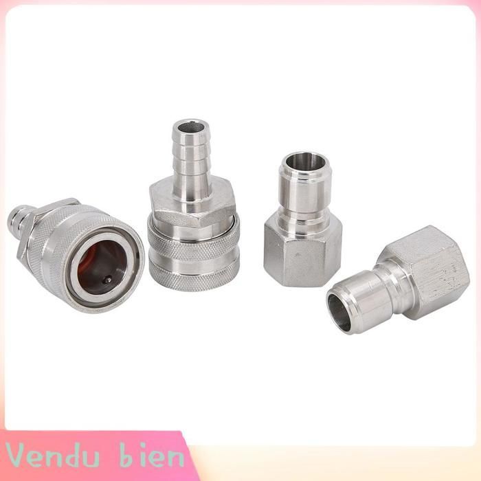 Adaptador de conector de cubo de cerveza de acero inoxidable de conexión rápida para conectar