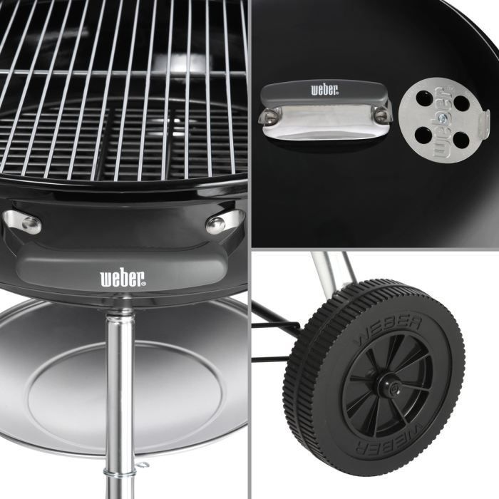 Churrasqueira Weber COMPACT KETTLE 57 CM PRETA