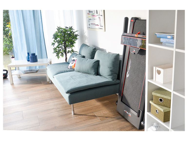 Διάδρομος γυμναστικής Christopeit Sport »TM 750S«, 16 προγράμματα προπόνησης, 900 watt, με τροχούς μεταφοράς