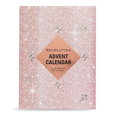 Dárková sada s adventním kalendářem Makeup Revolution s 24 překvapeními v podobě make-upu (1 kus)