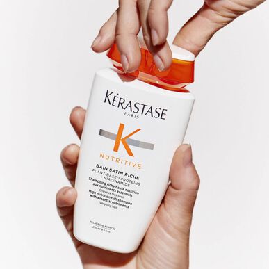 Kérastase Nutritive Bain Satin Riche Shampoo Tehoa Ravitsevalle Erittäin Kuivalle Hiukselle 250 ml
