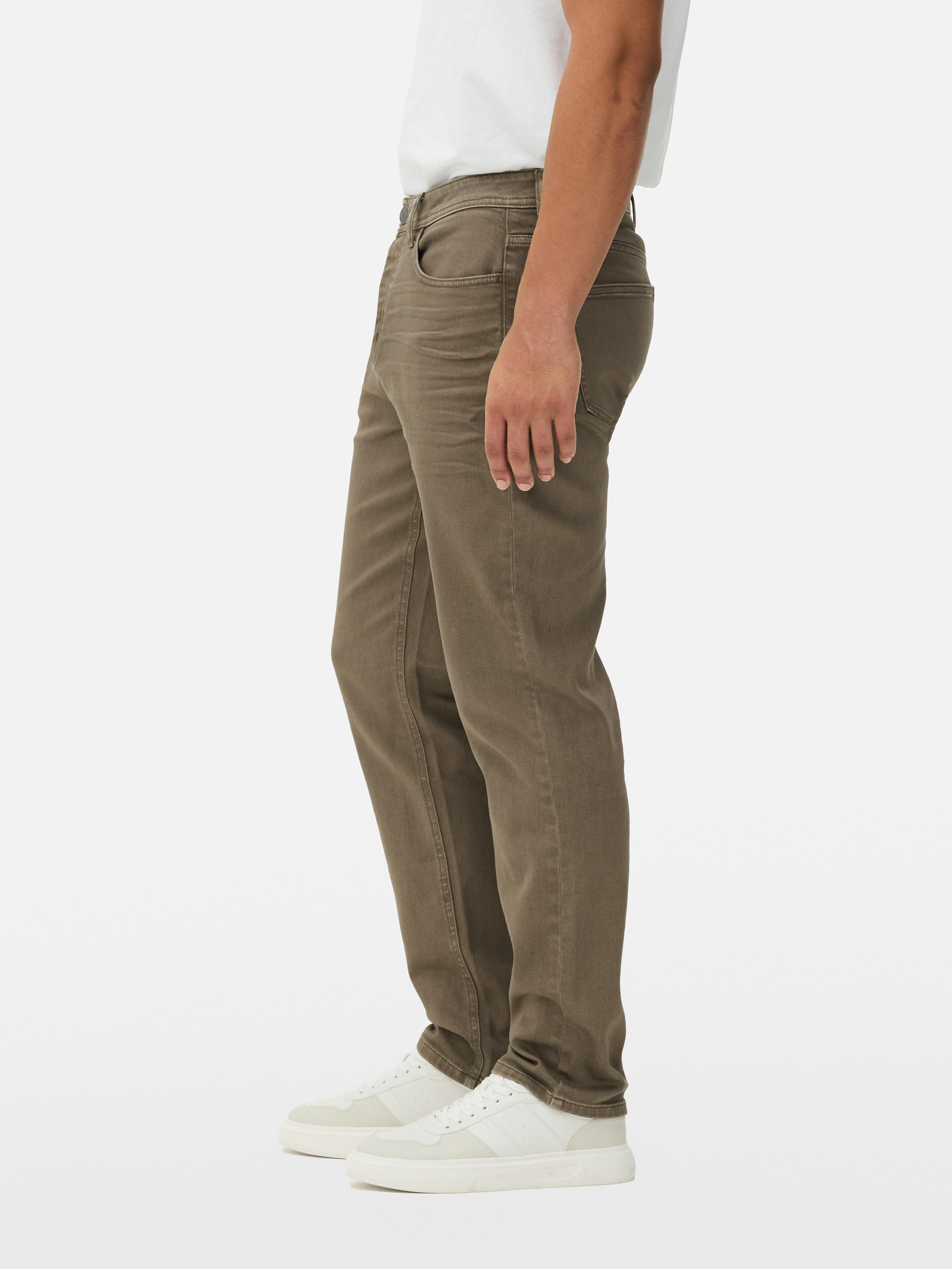 Blugi drepți Blugi casual drepți cu cinci buzunare
