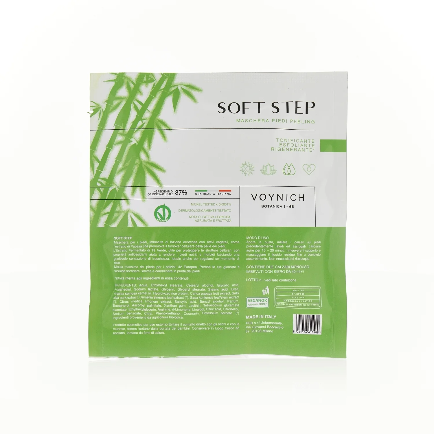 Corpo SOFT STEP Maschera Piedi Peeling - Trattamento Piedi