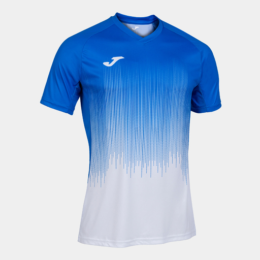 T-shirt à manches courtes Joma Tiger IV Royal White