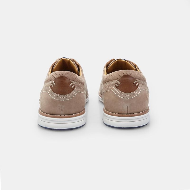BATA Męskie buty sznurowane z nubuku