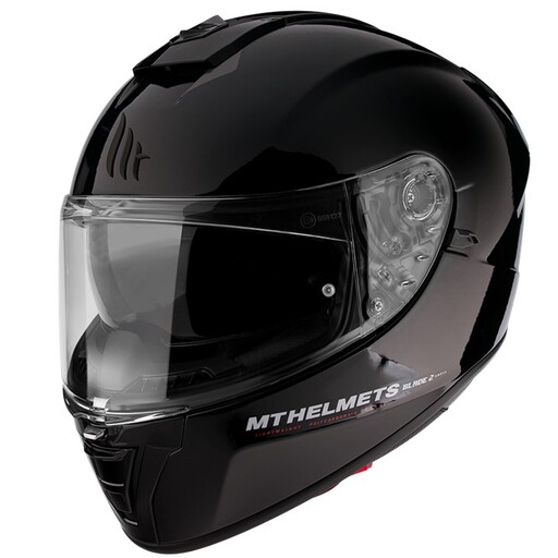 Mt Blade 2 Sv Solid A1 Helm Glanzend Parel Zwart T/l