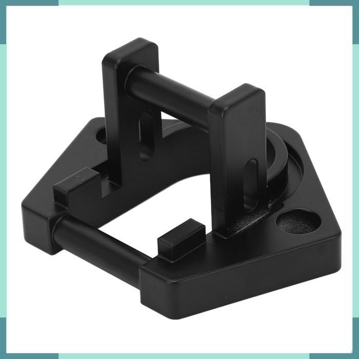 Motorhome awning base, solid black aluminum lower leg for Sunchaser II, heavy-duty end cap, hardware