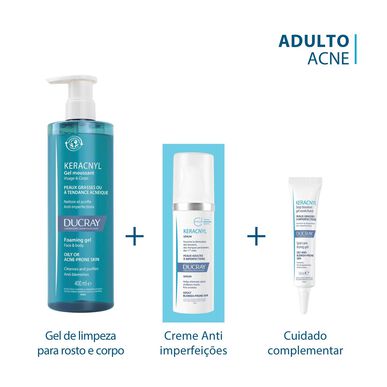 Ducray Keracnyl Serum Voksen Kviseutsatt Hud Anti-kvise Serum for Akneutsatt Hud 30 ml