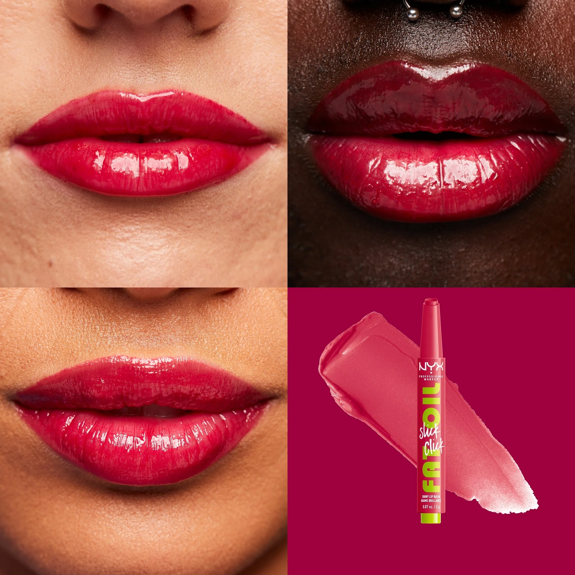 Labbra Fat Oil Slick Click - Rossetto, Gloss