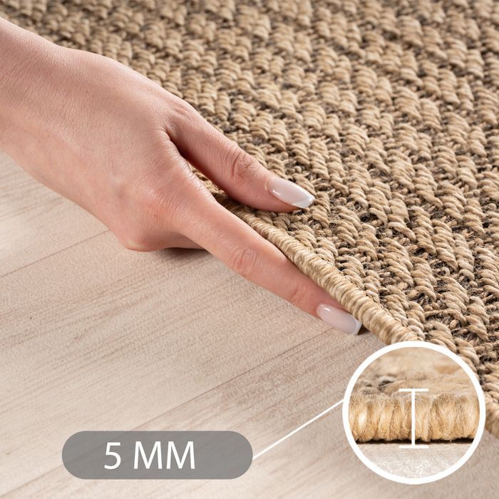 SIMPEX Binnen- en Buitenkleed – Ideaal voor woonkamer, keuken, veranda, terras, tuin en balkon, 120x170 cm