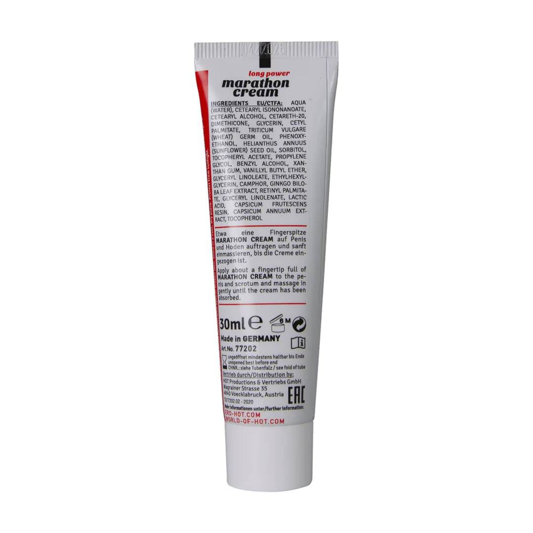 Ero af Hot Penis Marathon Long Power Creme