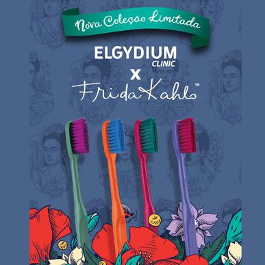 Cepillo de dientes Elgydium 15/100 Extra Suave Frida Kahlo, 1 unidad