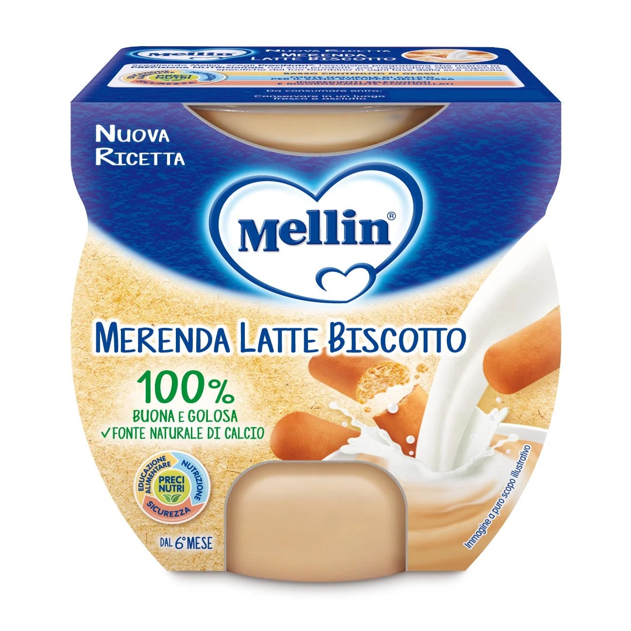 MELLIN Mellin Snack Melkkoekje 2 x 100 g