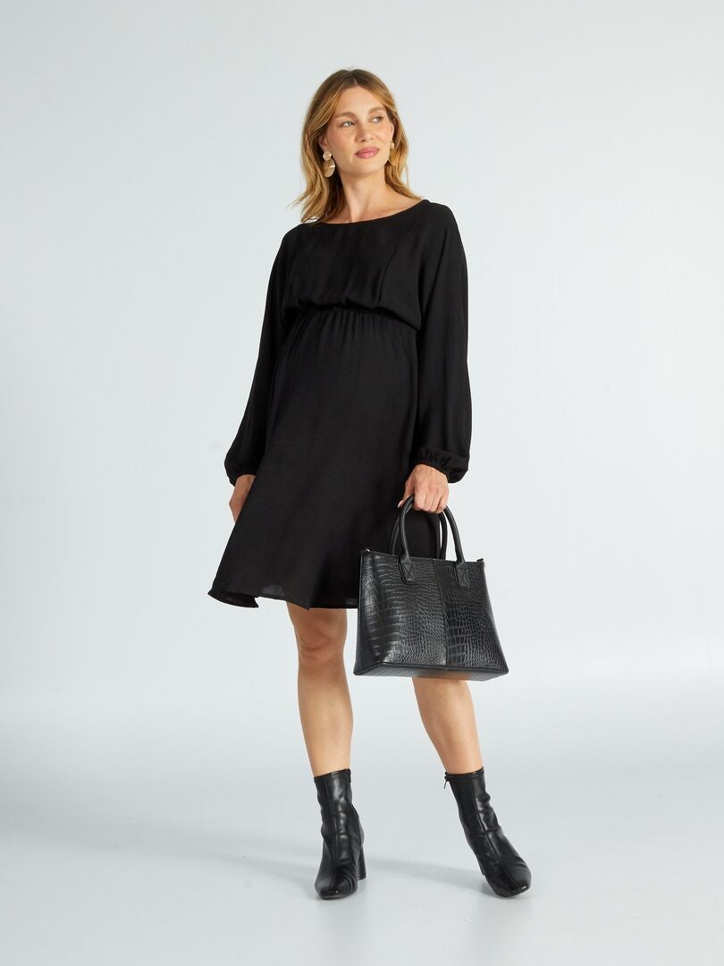 Vestido de maternidade - preto